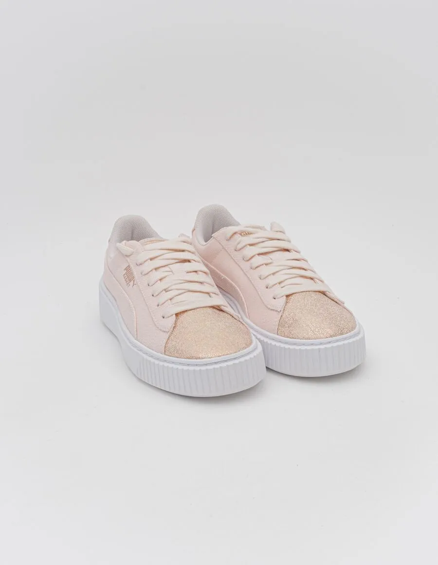 PUMA  BASKET PLATFORM CANVAS WN'S