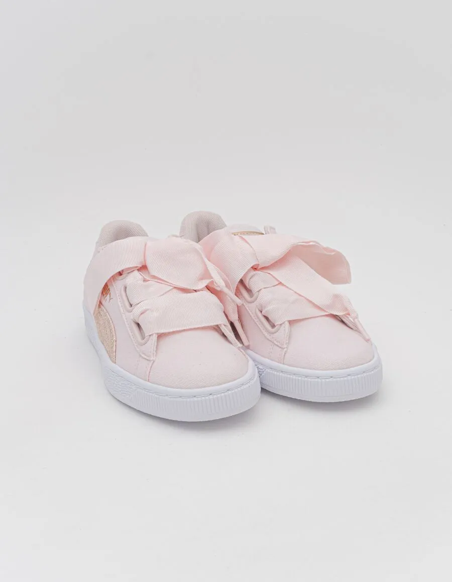 PUMA BASKET HEART CANVAS