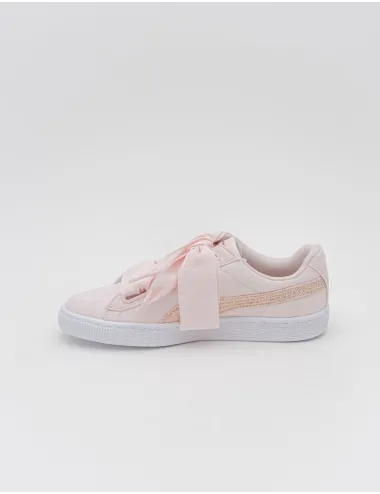 PUMA BASKET HEART CANVAS