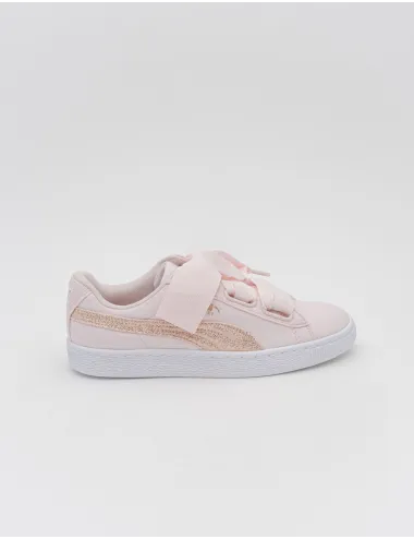 PUMA BASKET HEART CANVAS