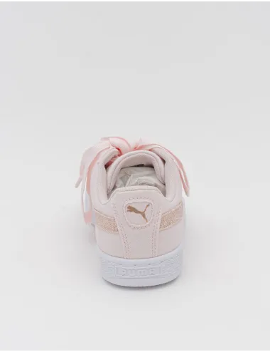 PUMA BASKET HEART CANVAS