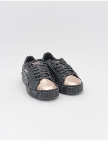 PUMA  BASKET PLATFORM METALLIC