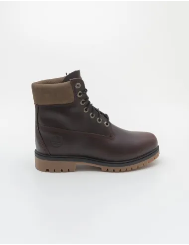 TIMBERLAND HERITAGE 6 IN LACE WATERPROOF BURGUNDY FULL GRAIN