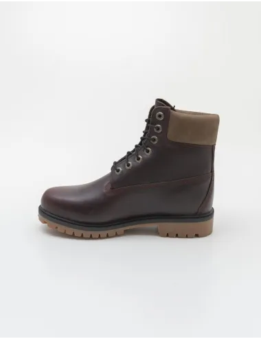 TIMBERLAND HERITAGE 6 IN LACE WATERPROOF BURGUNDY FULL GRAIN