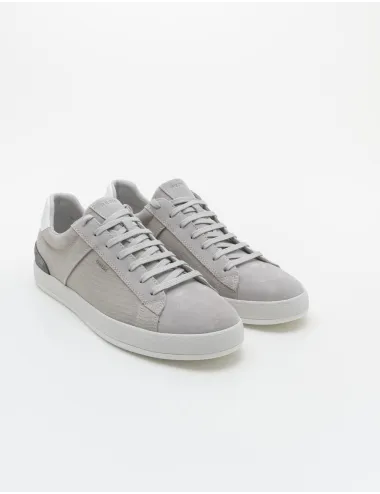 GEOX     U SERIFOS B- CANVAS SUEDE