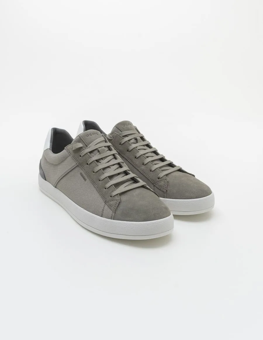 GEOX      U SERIFOS B- CANVAS SUEDE