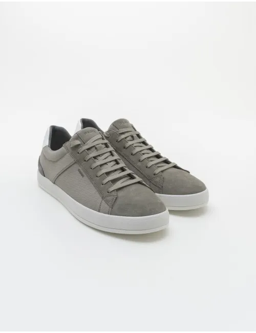 GEOX      U SERIFOS B- CANVAS SUEDE