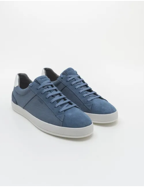 GEOX     U SERIFOS B- CANVAS SUEDE