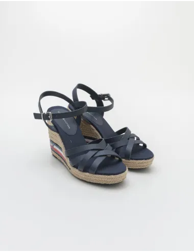 TOMMY HILFIGER TOMMY SEQUINS HIGH WEDGE SANDAL