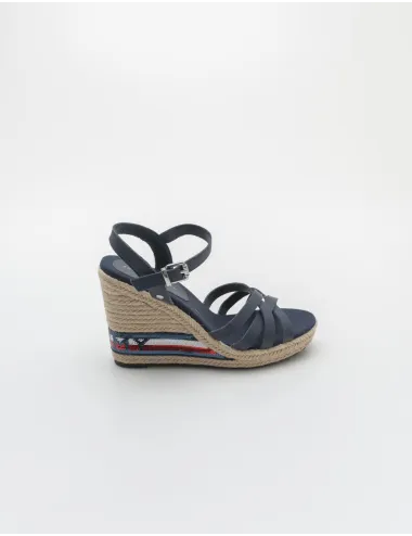 TOMMY HILFIGER TOMMY SEQUINS HIGH WEDGE SANDAL