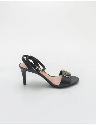 TOMMY  HILFIGER  TH HARDWARE MID HEEL SANDAL