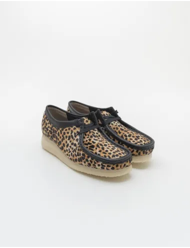 CLARKS   WALLABLE LEOPARD PRINT