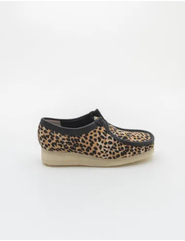 CLARKS   WALLABLE LEOPARD PRINT