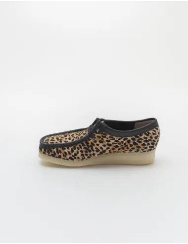 CLARKS   WALLABLE LEOPARD PRINT