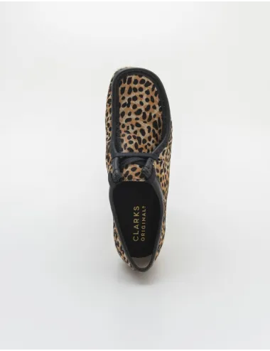 CLARKS   WALLABLE LEOPARD PRINT