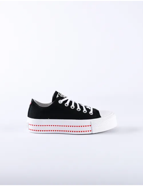 CONVERSE LOVE FEARLESSLY PLATFORM CHUCK TAYLOR ALL STAR LOW TOP 567158C