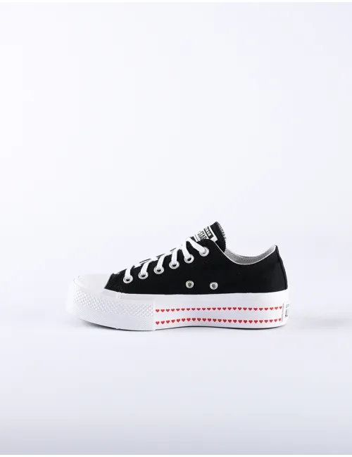 CONVERSE LOVE FEARLESSLY PLATFORM CHUCK TAYLOR ALL STAR LOW TOP 567158C